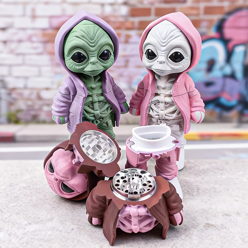 Men Accessories Usa - Funny Alien Herb Grinder Spice Grinder