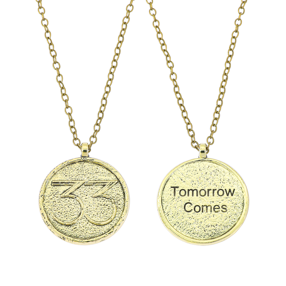 Men Accessories Necklace - Expedition 33 Clair Obscur Vintage Coin