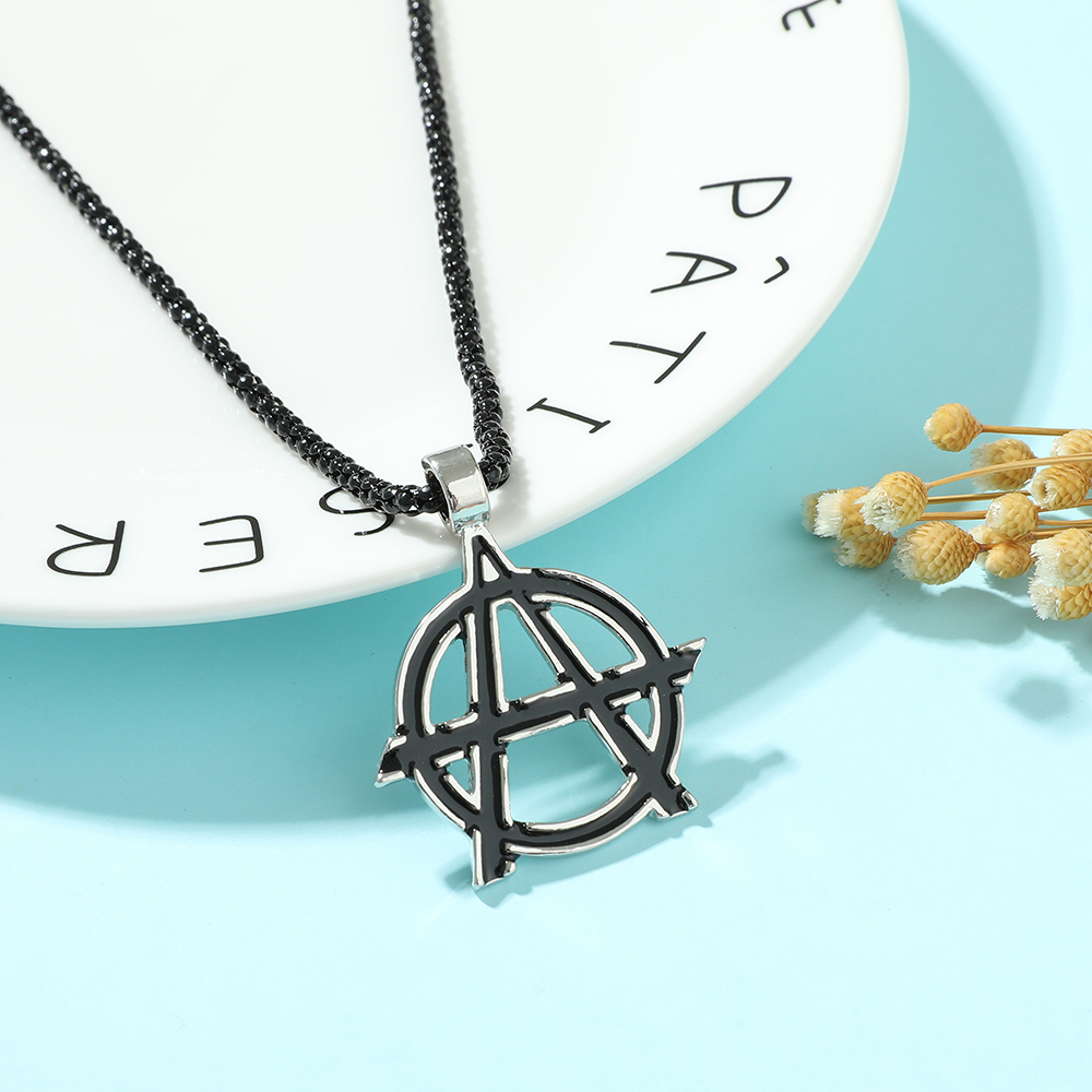 Men Accessories Necklace - Movies Avengers Symbol Letter A Logo