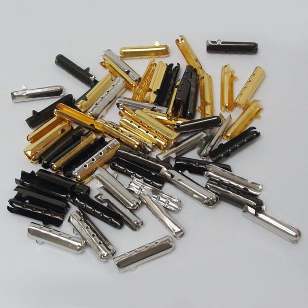 Men Accessories Tips - 50pcs Shoes Accessories DIY Metal Shoelaces