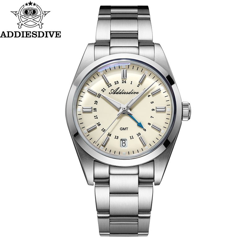 Men'S Accessories Fashion - ADDIESDIVE Hot Brand 36mm Luxury GMT