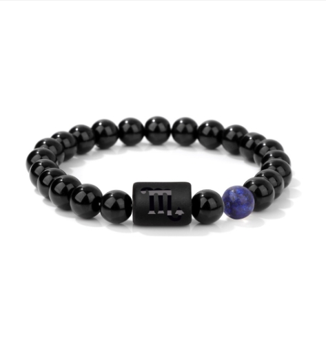 Men Accessories Amazon - European Amazon Cross-border Stone Bead Bracelet
