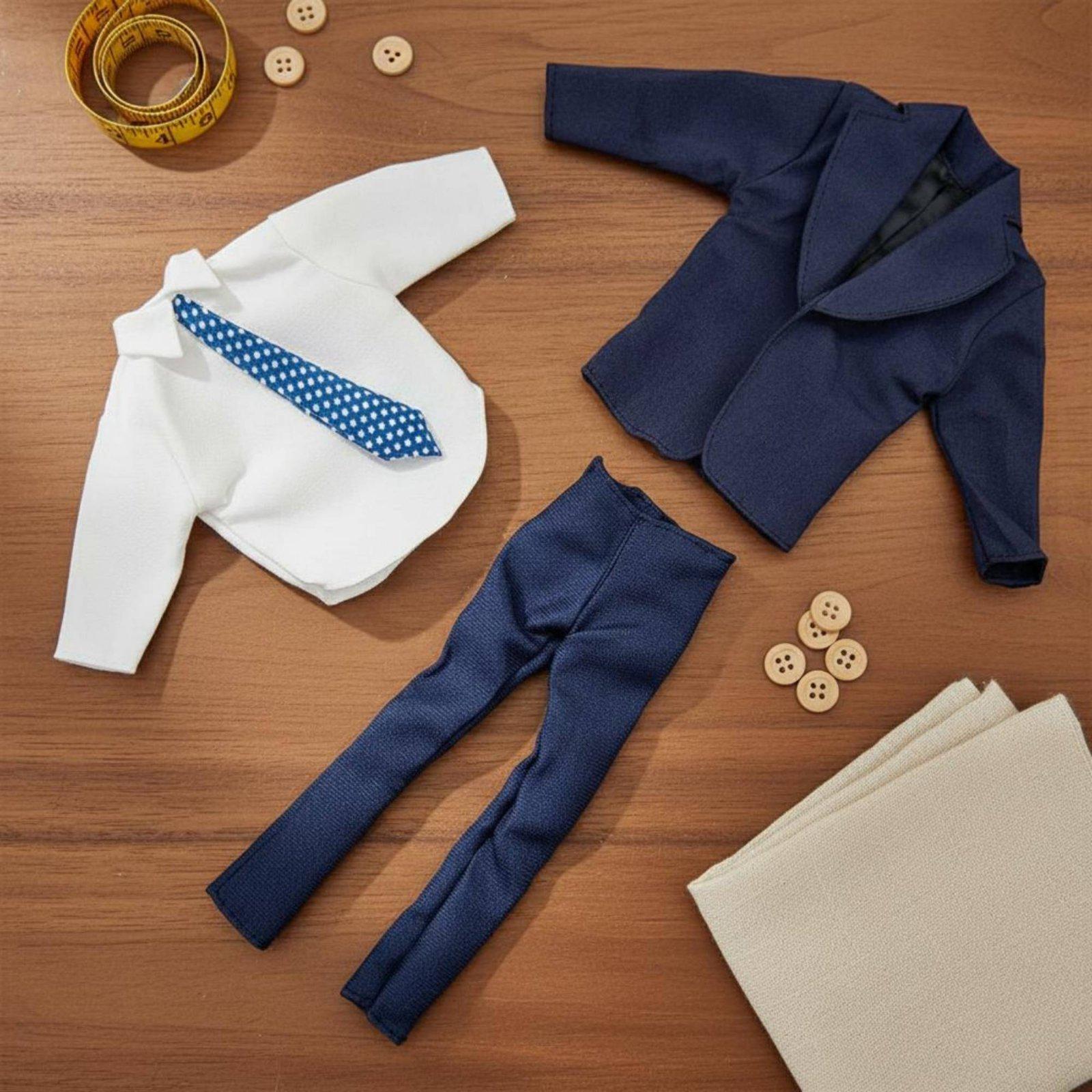 Men'S Accessories Wardrobe - Men Doll Suit Sophisticated Cloth Outfit