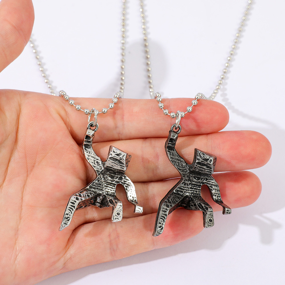 3D Xenon Rock Little Man Proje - đánh giá và giá Men Accessories Necklace