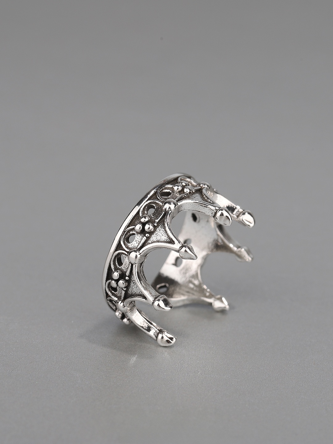 Gothic Crown Ring Adjustable O - đánh giá và giá Men Accessories Ring