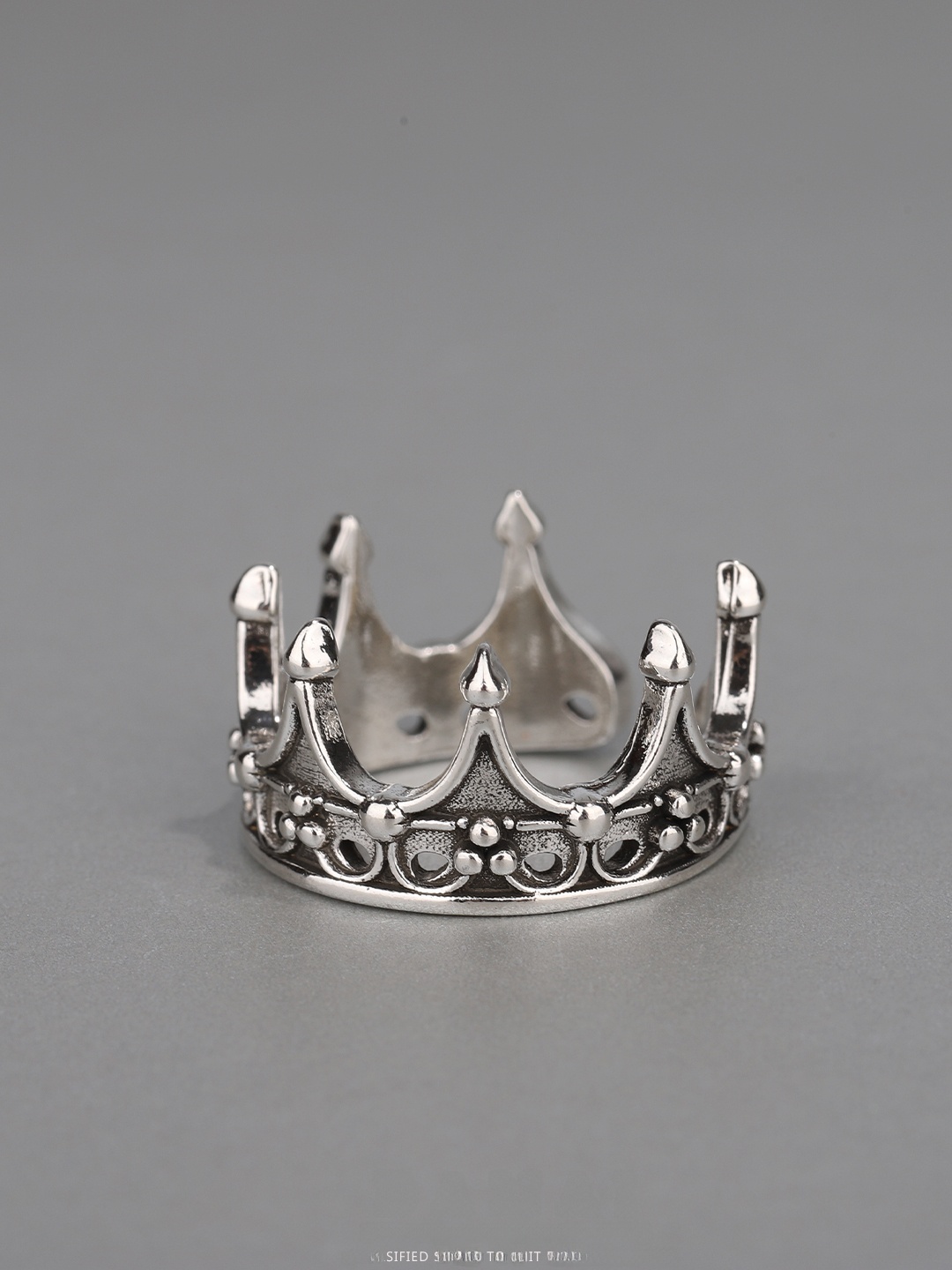 Gothic Crown Ring Adjustable O - đánh giá và giá Men Accessories Ring