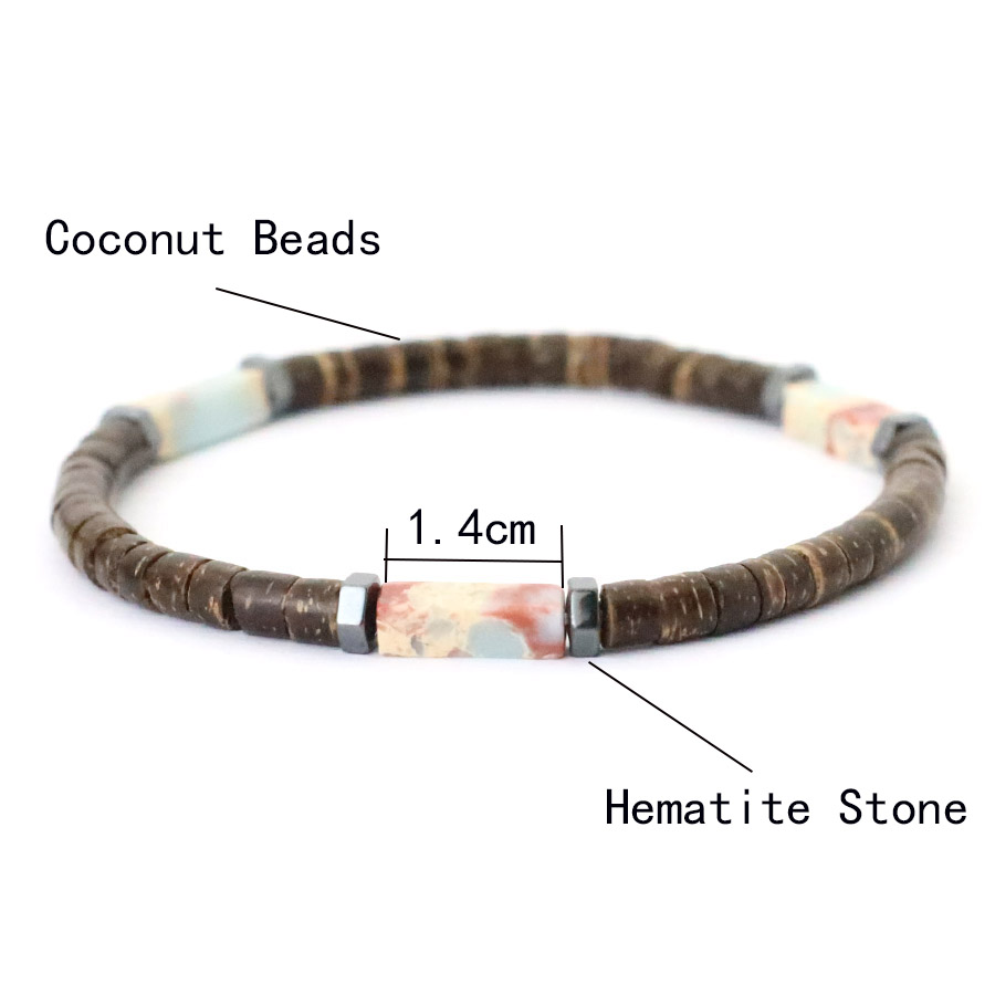 Men Retro 5mm Natural Coconut  - đánh giá và giá Men Accessories Amazon