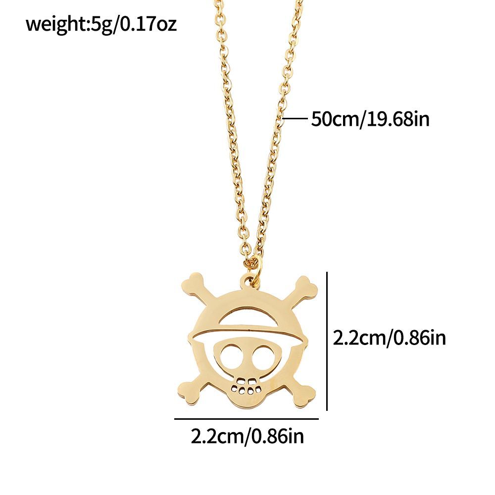Anime Skull Alloy Hollow Penda - đánh giá và giá Men Accessories Necklace