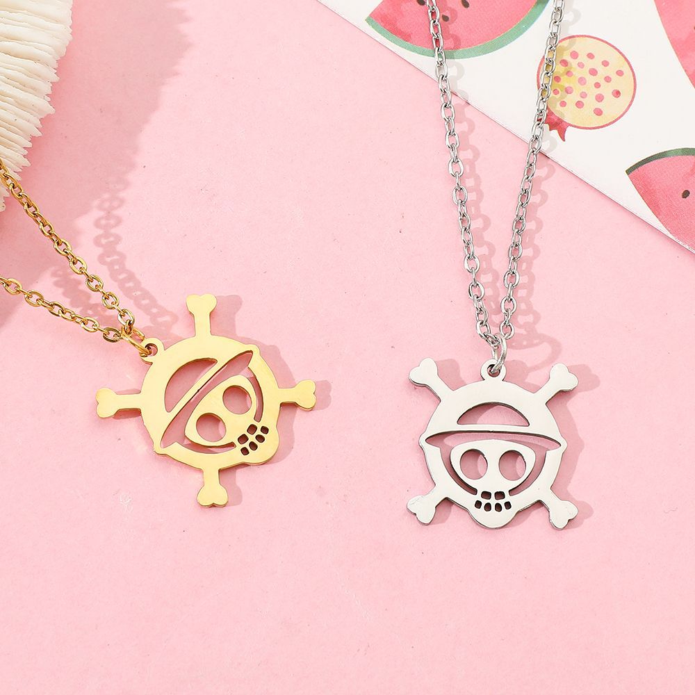 Anime Skull Alloy Hollow Penda - đánh giá và giá Men Accessories Necklace