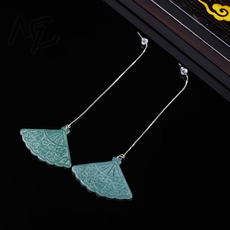 Natural Blue Water Emerald Jad - đánh giá và giá Men'S Accessories Drop Shipping