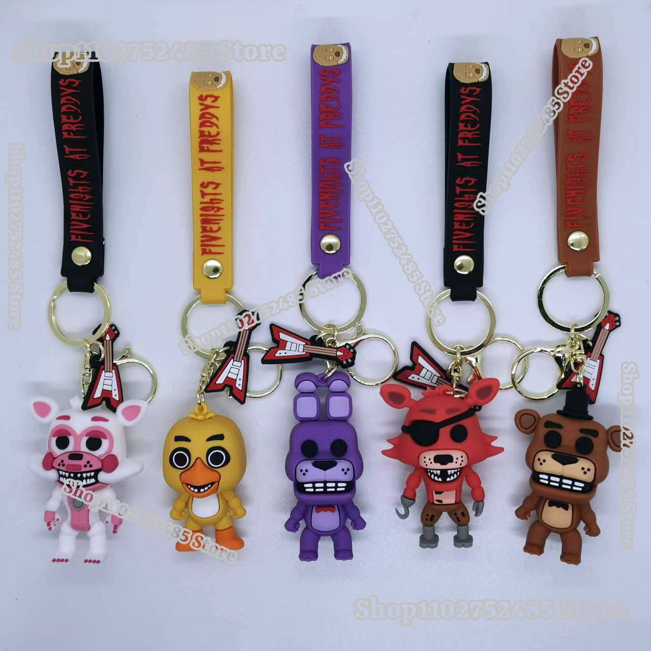 5pcs Cartoon Anime FNAF Figure - đánh giá và giá Men Accessories Ring