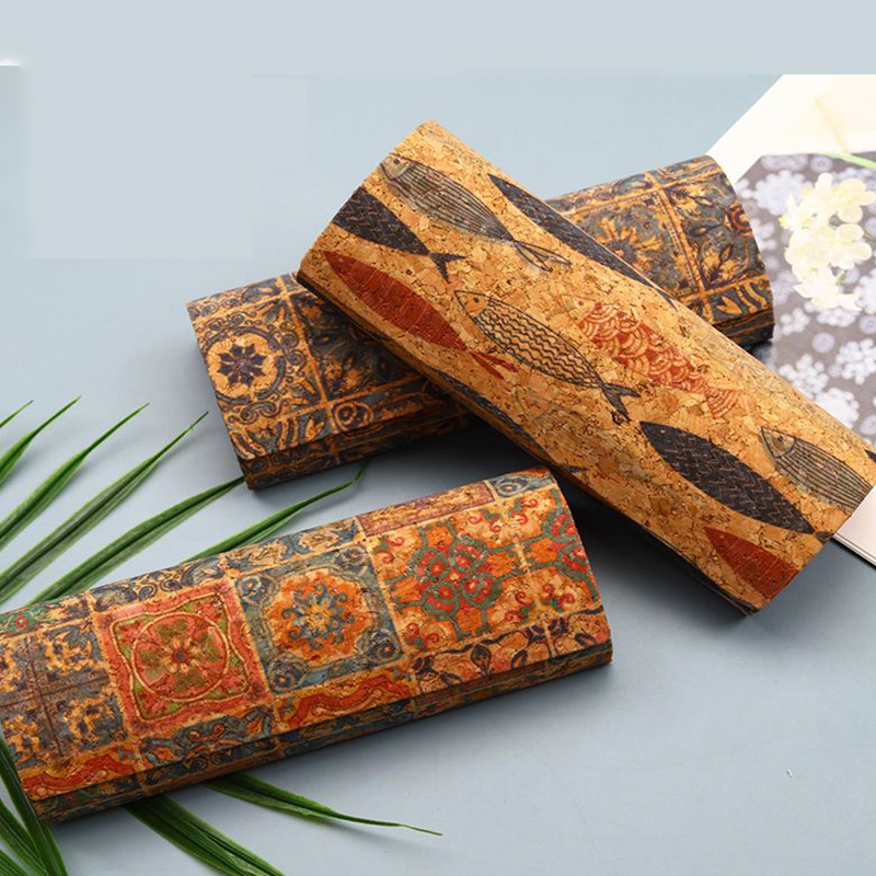 Natural Cork Glasses Case Hard - đánh giá và giá Men Accessories To Look Good