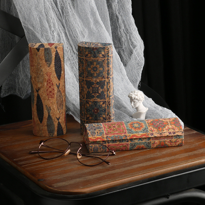 Natural Cork Glasses Case Hard - đánh giá và giá Men Accessories To Look Good