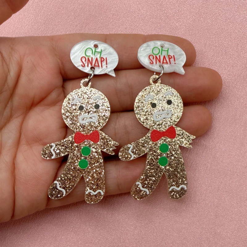 10pcs Cute Christmas Gingerbre - đánh giá và giá Men Accessories Usa