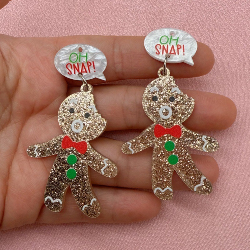 10pcs Cute Christmas Gingerbre - đánh giá và giá Men Accessories Usa