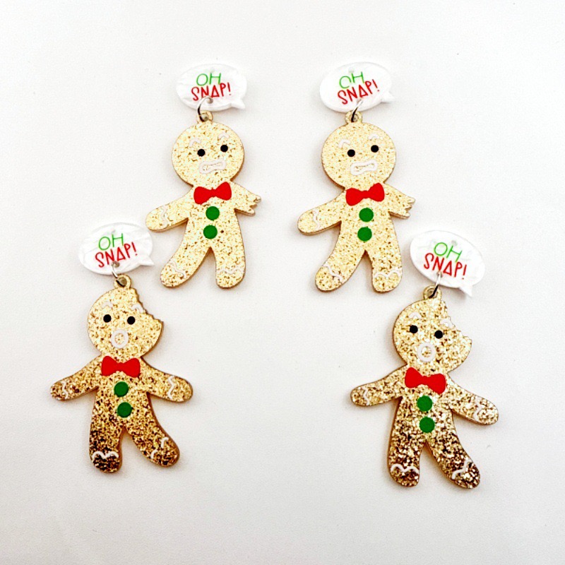 10pcs Cute Christmas Gingerbre - đánh giá và giá Men Accessories Usa