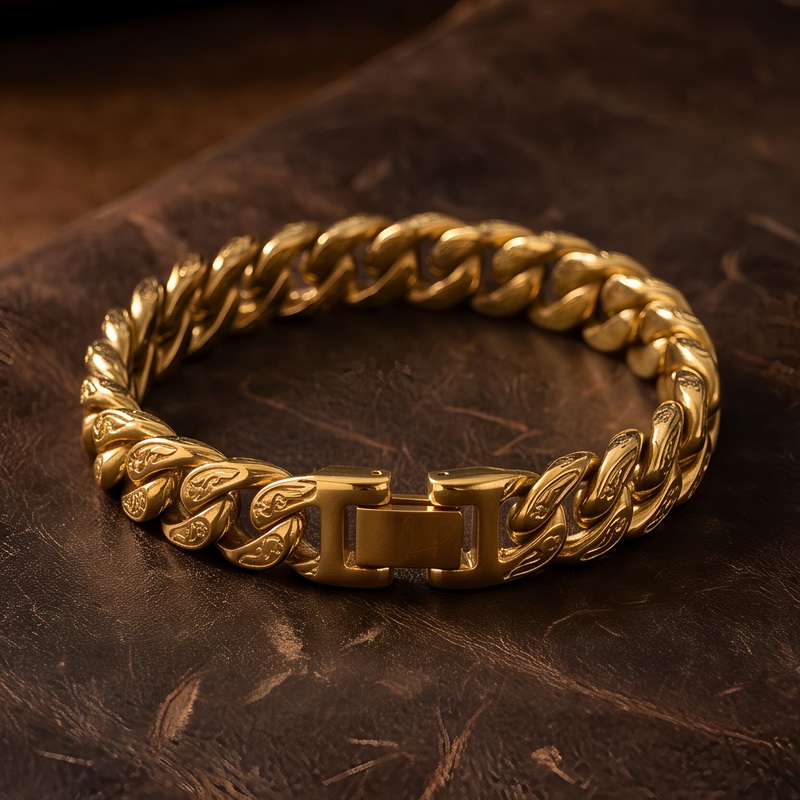 Man Bracelet Homme 13MM Wide S - đánh giá và giá Men'S Accessories Hand Bands
