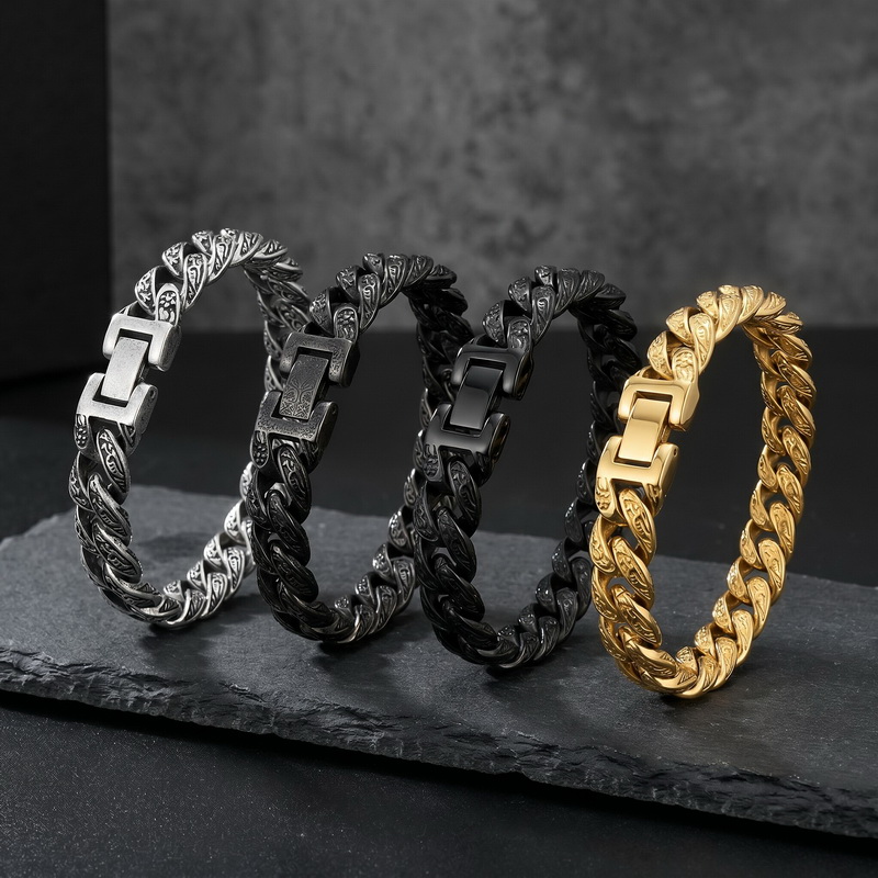 Man Bracelet Homme 13MM Wide S - đánh giá và giá Men'S Accessories Hand Bands