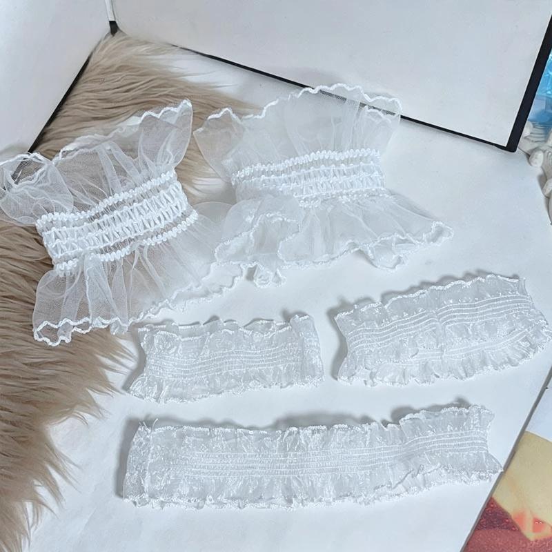 1/2Pcs Lace White Mesh Tulle P - đánh giá và giá Men Accessories Tips
