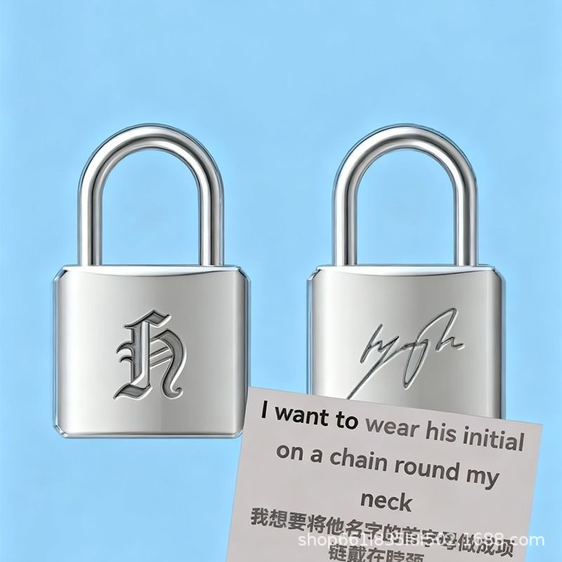 Ashionable Creative Metal Lock - đánh giá và giá Men Accessories Necklace
