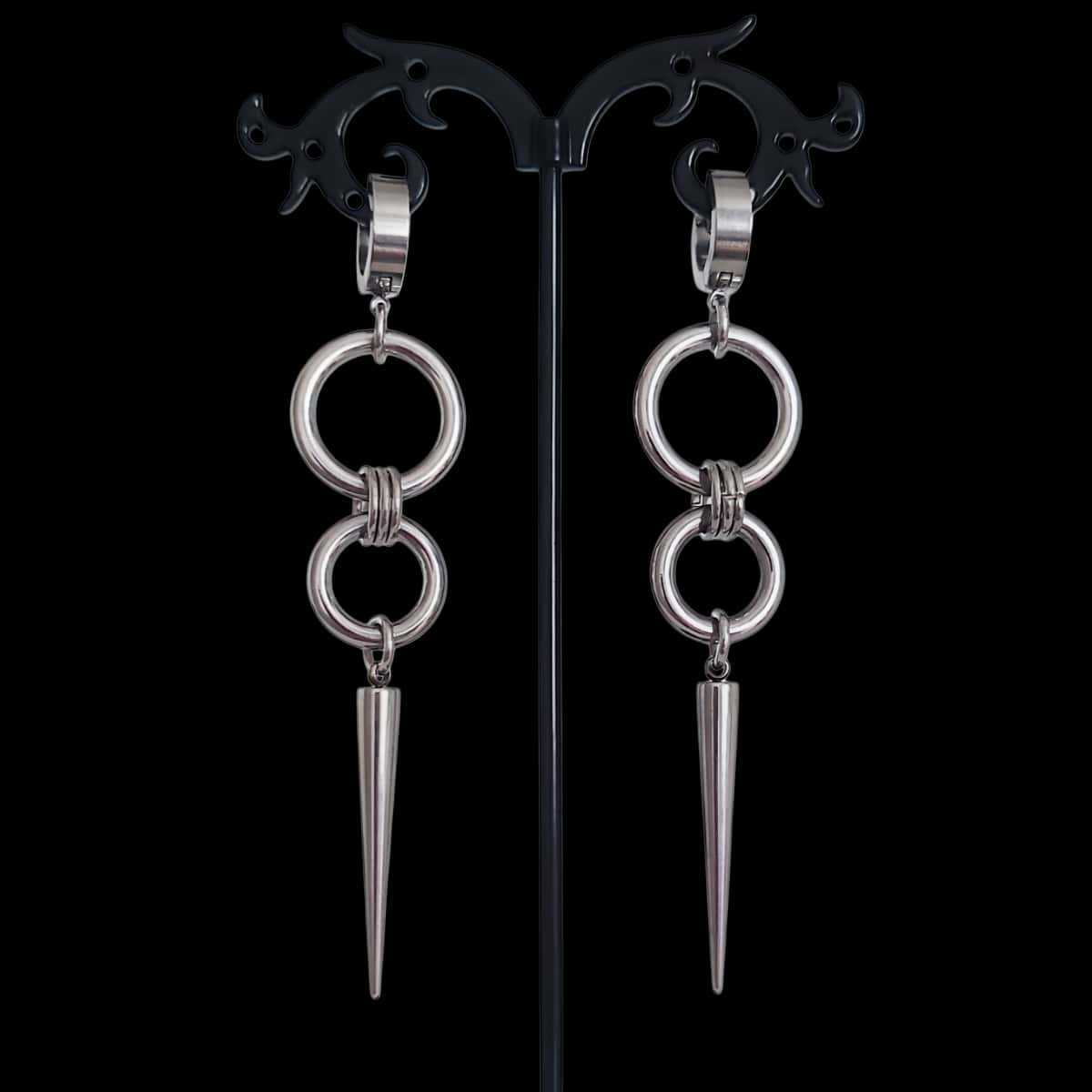 Punk rivet earring,Goth jewelr - đánh giá và giá Men Accessories Tips