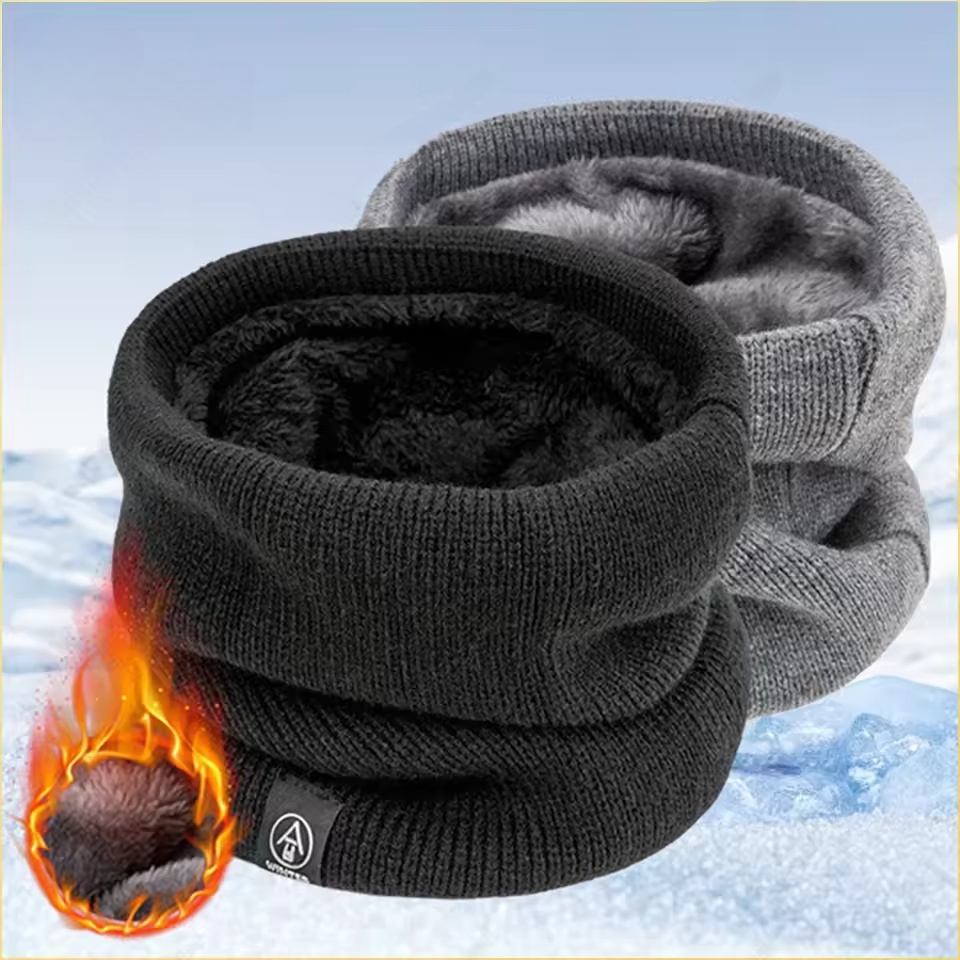Winter Neck Warmer Scarf Fleec - đánh giá và giá Men Accessories Ring