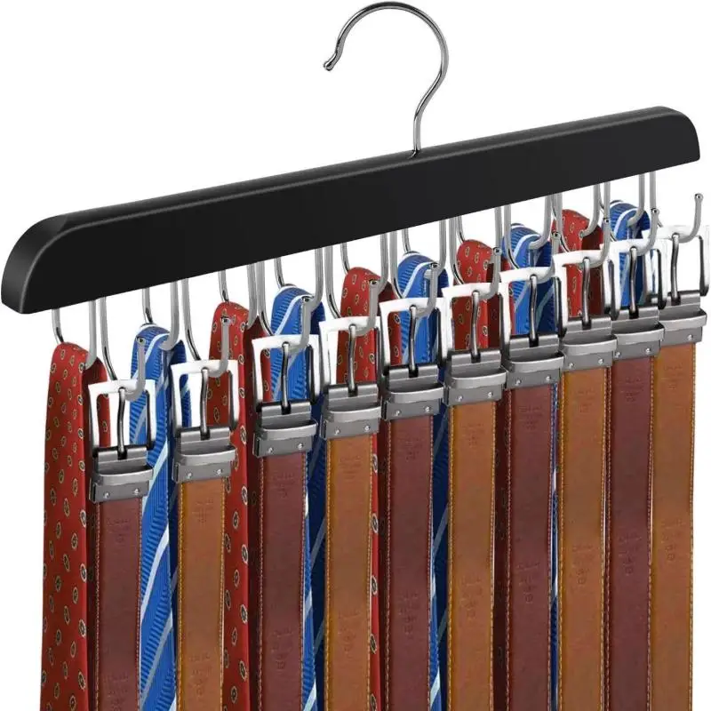 Wooden Belt Rack Women Storage - đánh giá và giá Men'S Accessories Wardrobe