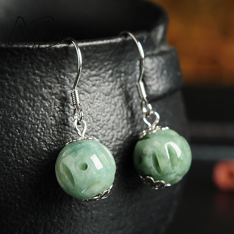 Natural Emerald Hollow Bead Ja - đánh giá và giá Men'S Accessories Drop Shipping
