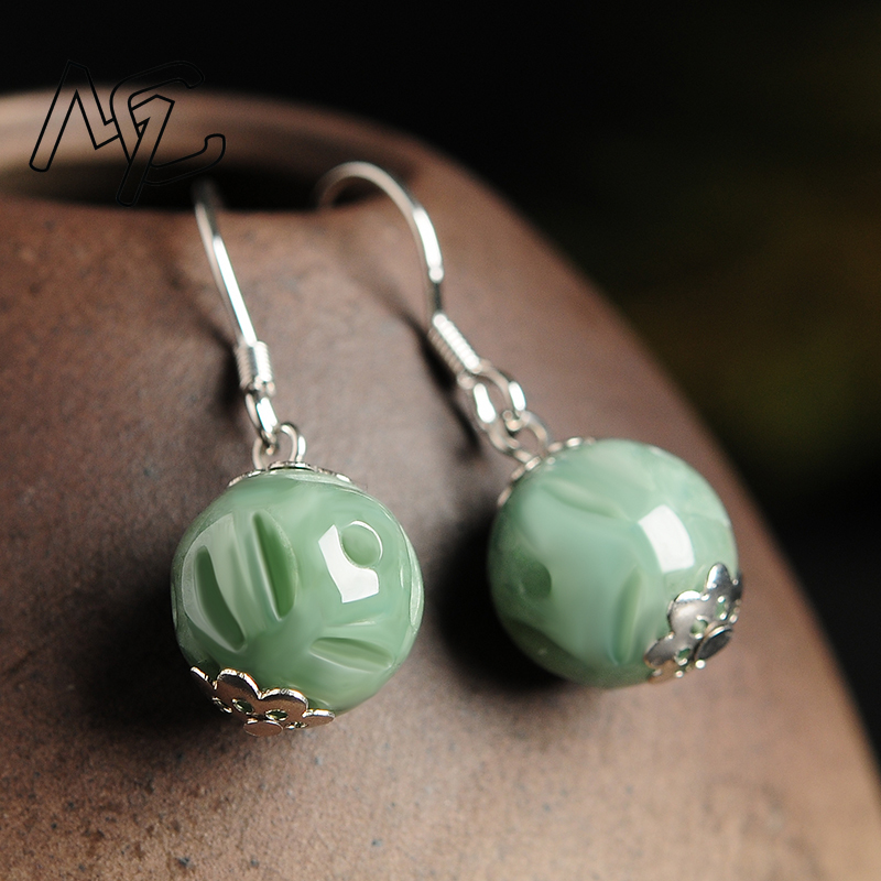 Natural Emerald Hollow Bead Ja - đánh giá và giá Men'S Accessories Drop Shipping