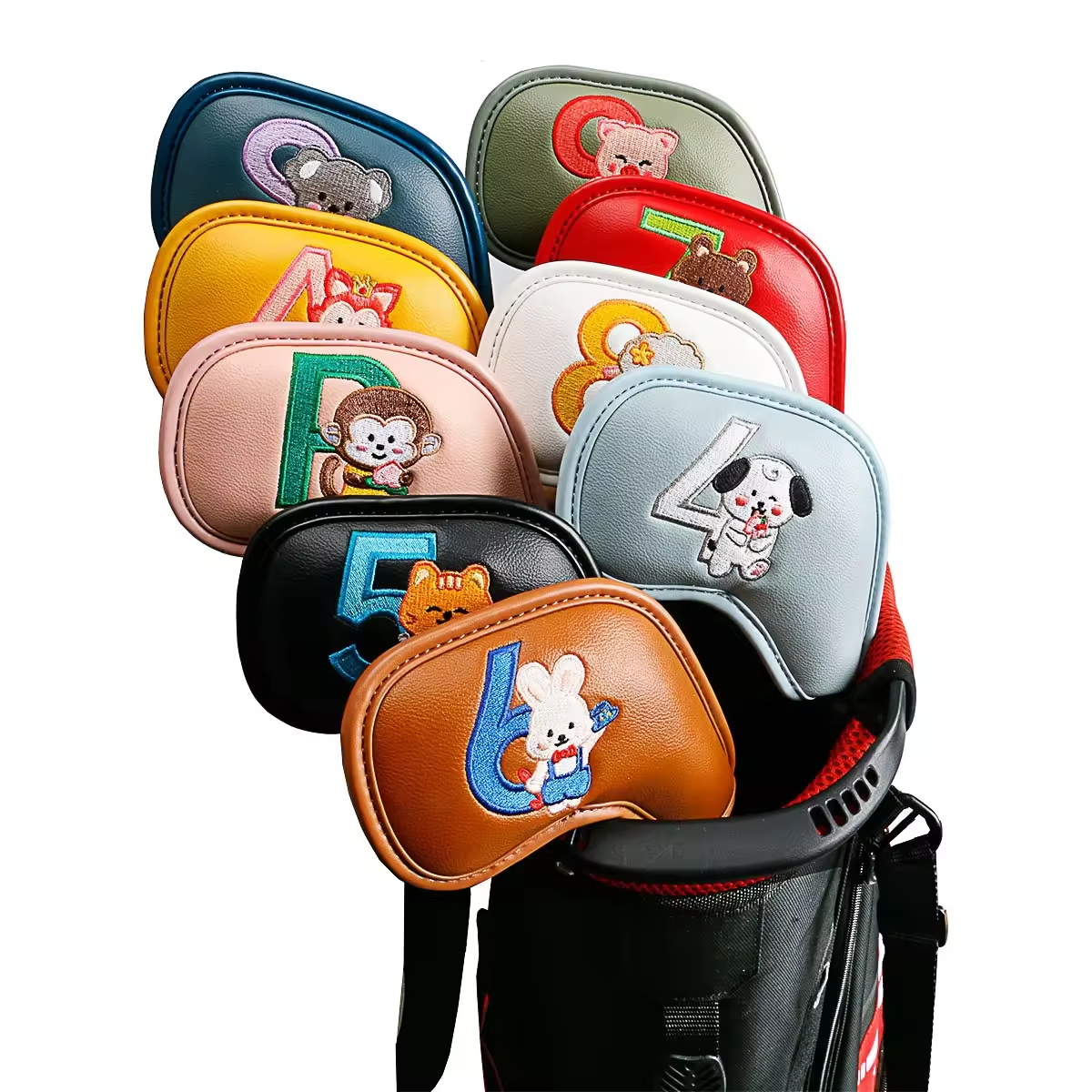 9Pcs Cute Cartoon Animal Golf  - đánh giá và giá Men Accessories Usa