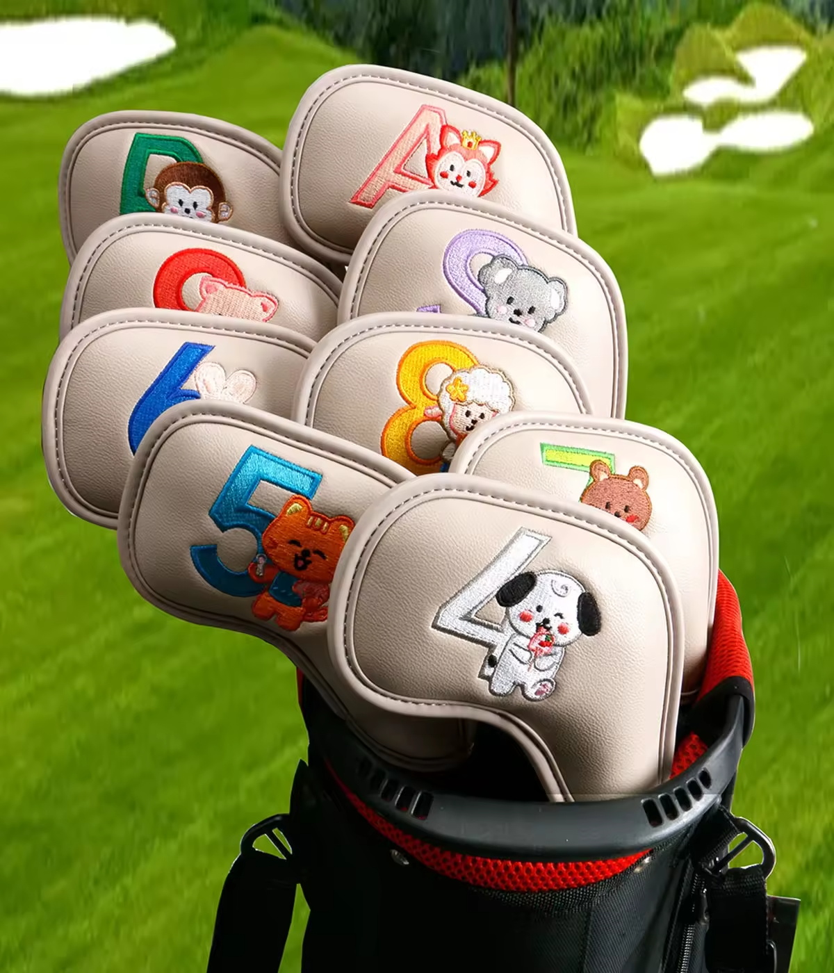 9Pcs Cute Cartoon Animal Golf  - đánh giá và giá Men Accessories Usa