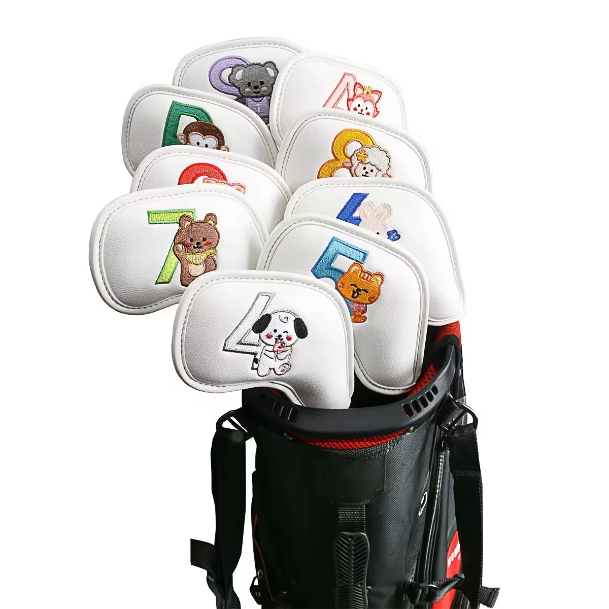 9Pcs Cute Cartoon Animal Golf  - đánh giá và giá Men Accessories Usa