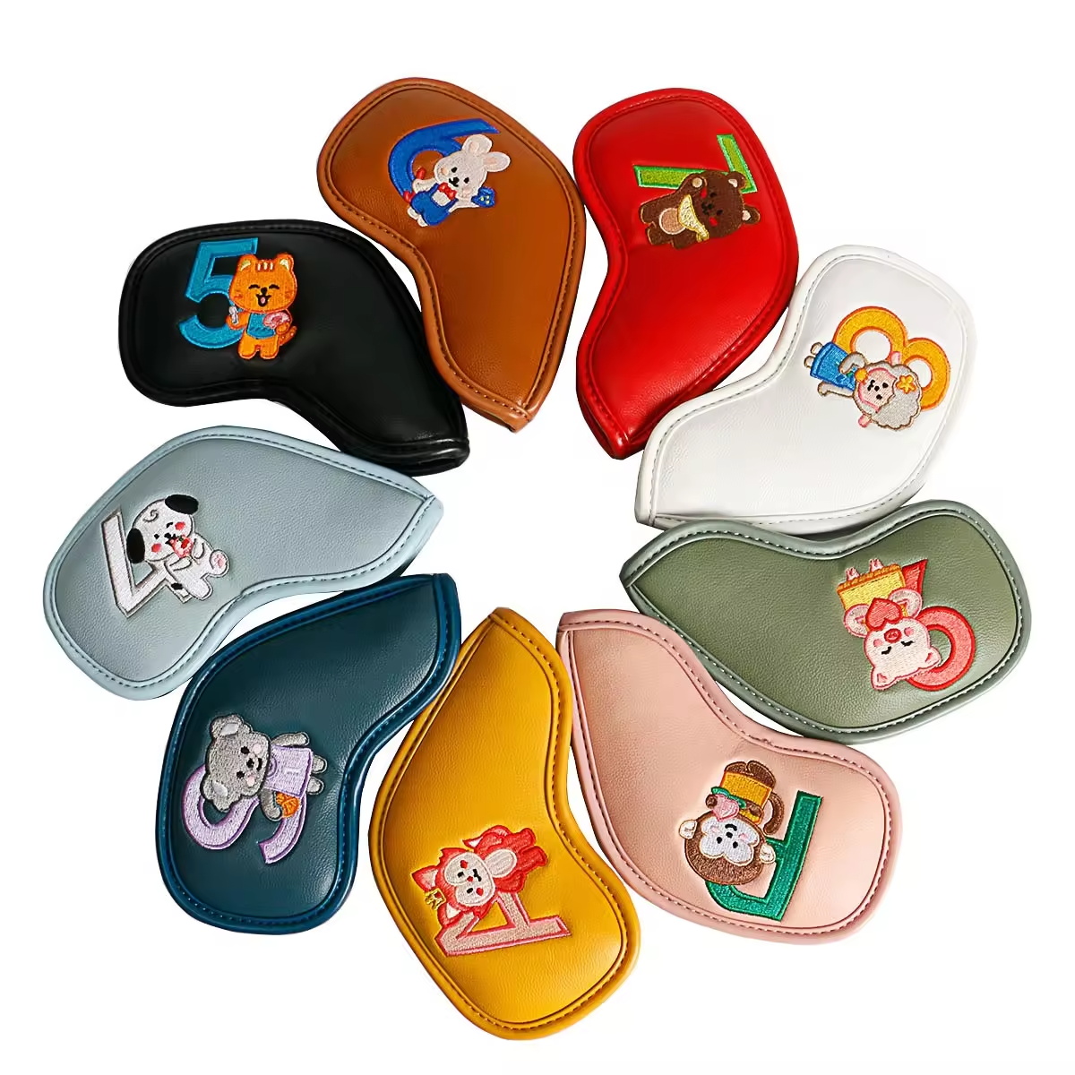 9Pcs Cute Cartoon Animal Golf  - đánh giá và giá Men Accessories Usa