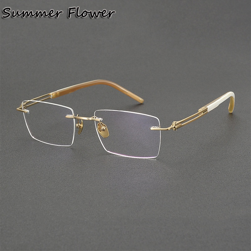 150 mm Rimless Glasses Pure Ti - đánh giá và giá Men Accessories Tips