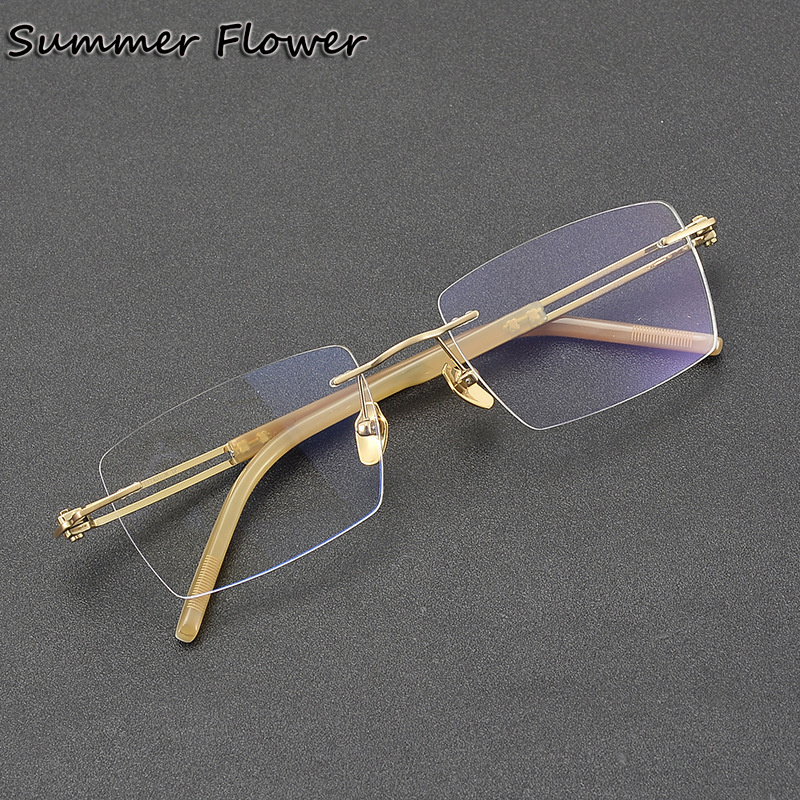 150 mm Rimless Glasses Pure Ti - đánh giá và giá Men Accessories Tips