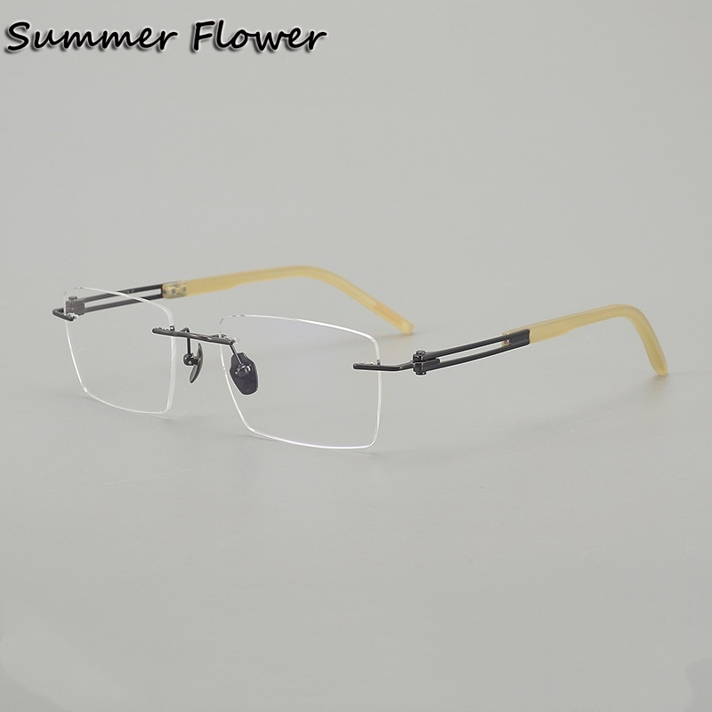 150 mm Rimless Glasses Pure Ti - đánh giá và giá Men Accessories Tips