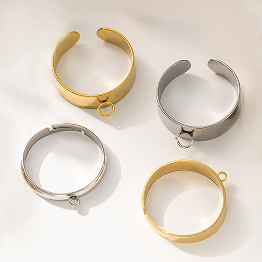 5pcs/Lot Stainless Steel Gold  - đánh giá và giá Men Accessories Ring