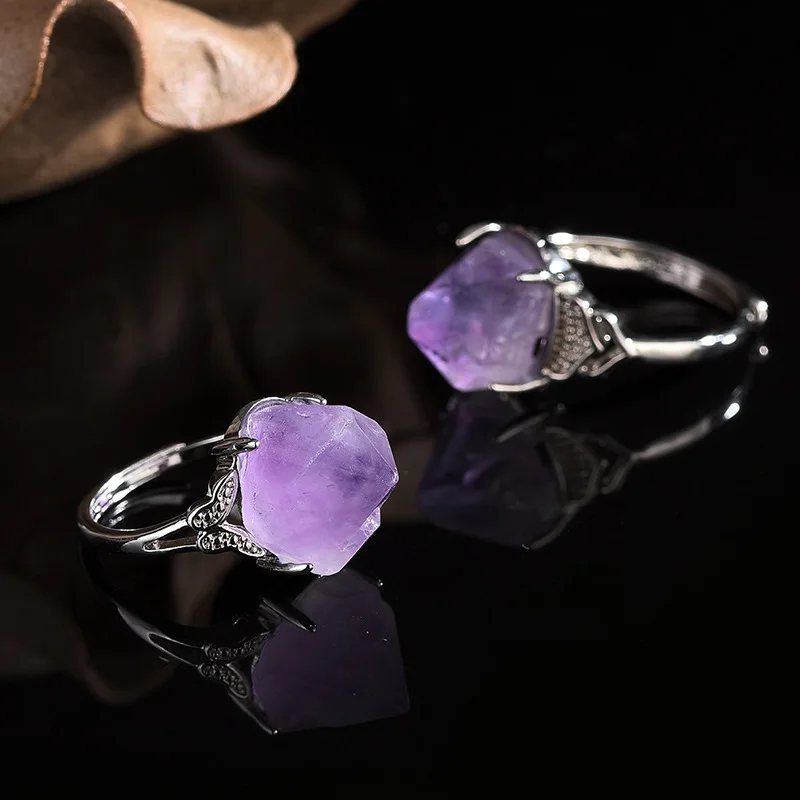 Natural Amethyst Hand-carved R - đánh giá và giá Men'S Accessories Hand Bands