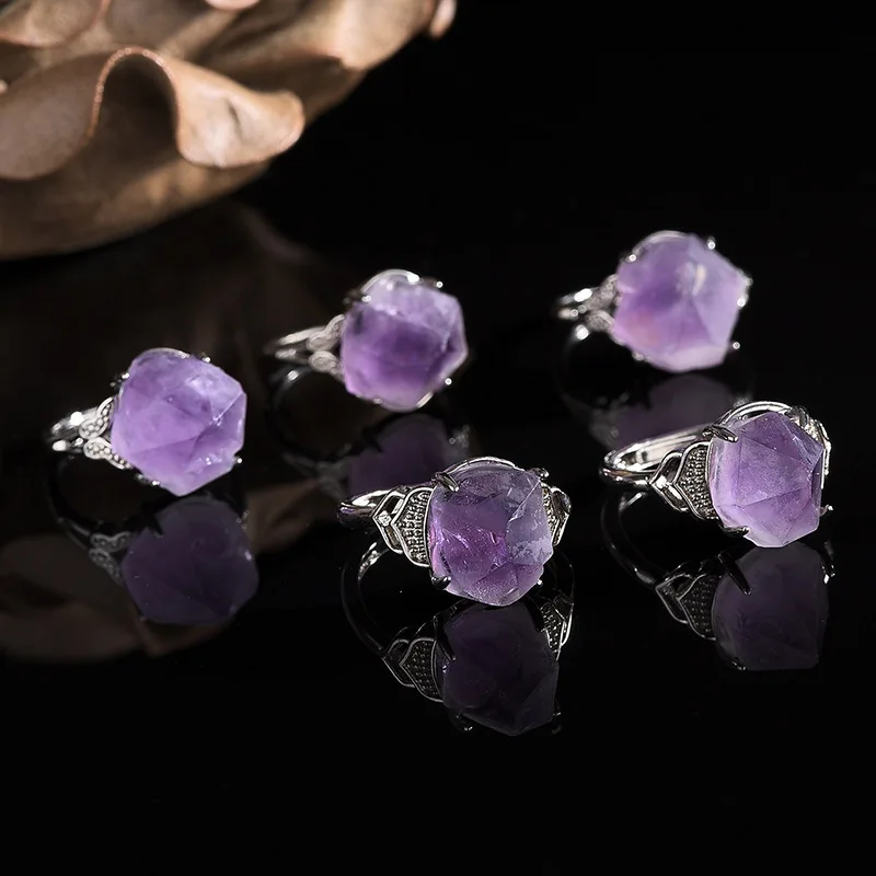 Natural Amethyst Hand-carved R - đánh giá và giá Men'S Accessories Hand Bands