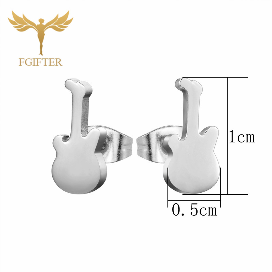12 Pairs Music Guitar Earrings - đánh giá và giá Men Accessories Store