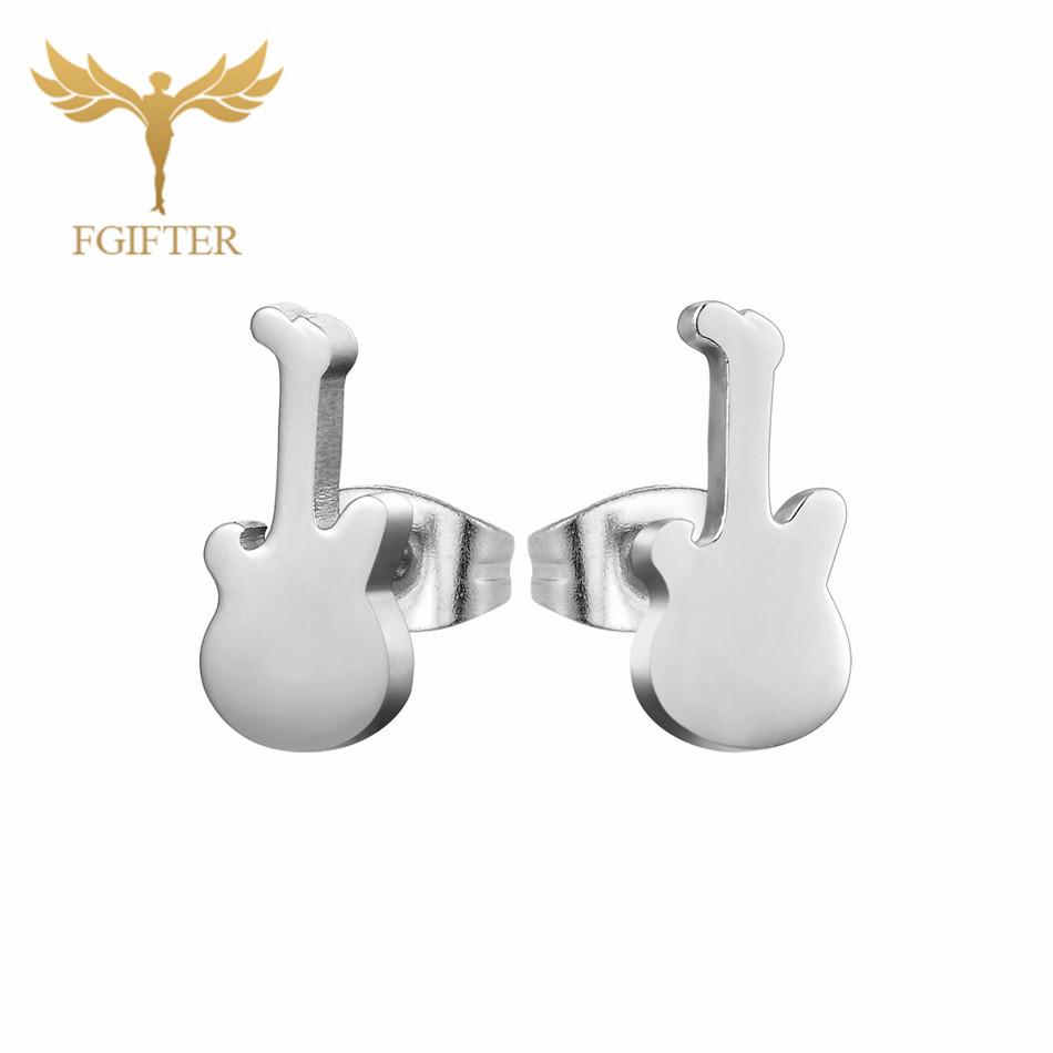 12 Pairs Music Guitar Earrings - đánh giá và giá Men Accessories Store
